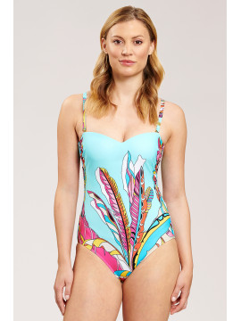 Louis Feraud Ethno Feather Swimsuit